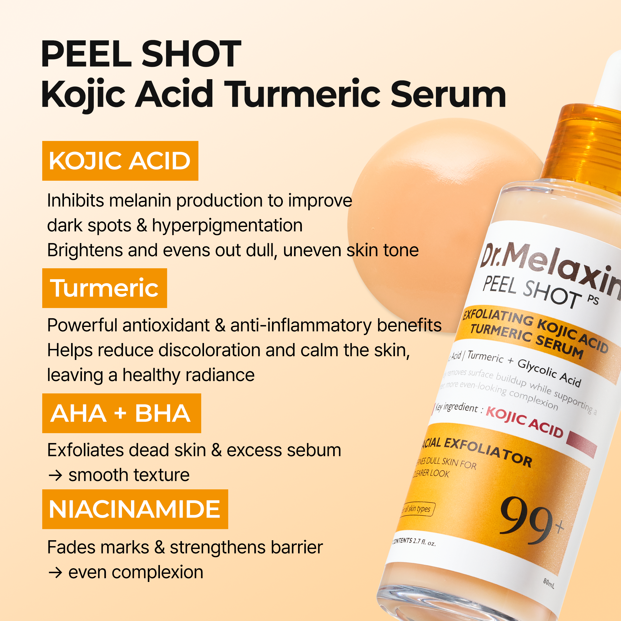 Peel Shot Kojic Acid Turmeric Duo - image 9